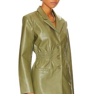 Frida Blazer in Deep Lichen